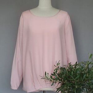 rosa Bluse, Schlupfbluse, Größe 46, Seidensticker, Sale, Mode für große Frauen, festliche Bluse, feminine Bluse, weibliche Bluse, besondere Bluse, rosa, zartrosa, rosé